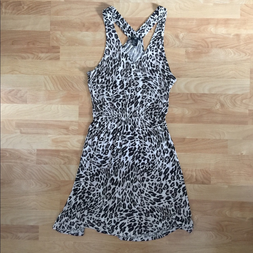 H&M leopard print dress